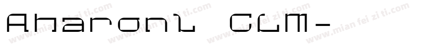 Aharonl CLM字体转换